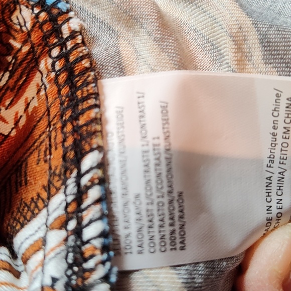 TINY by Anthropologie sleeveless tie back top with elastic waistband size xs - Picture 8 of 8